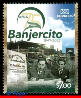 22-15 MÉXICO 2022 BANJERCITO, 75 AÑOS, BANCO EJÉRCITO NTL, MNH Foto 1 de 2