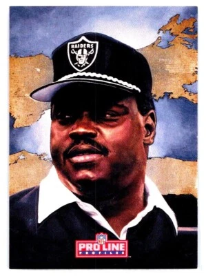 Art Shell  -  1992 Pro Line Profiles #59 - MOBIL (5 OF 9) -  Raiders NR MINT (4) - Image 1 of 2