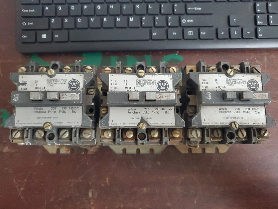 (3-PCS) WESTINGHOUSE MOTOR CONTROL A200MACIC 200-575V 1.5-2HP (VR8) - Image 1 of 4
