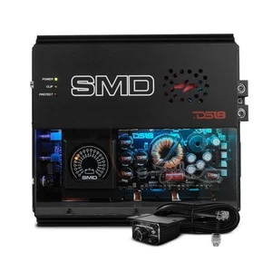 DS18 SMD Monoblock Amplifier with VM-1 Voltmeter & LED Lights | 2000W RMS 1-Ohm - Picture 1 of 7