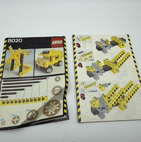 Vintage LEGO Technic 8020 Universal Set Instruction Manual Booklet 1984