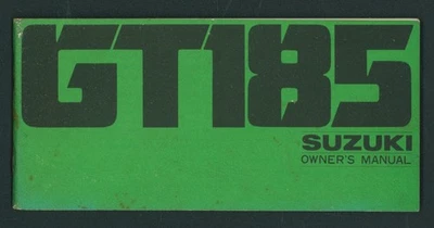 Manual de pilotos para propietarios de fábrica Suzuki GT185-B (1977) GT 185 Ram Air FT08 Foto 1 de 4