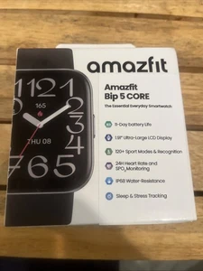 Amazfit Bip 5 Core Fitness Tracker: Heart Rate, Sleep Monitoring, Waterproof New - Picture 1 of 3