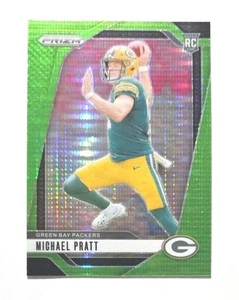 2024 Panini Prizm Neon Green #379 Michael Pratt RC (PACKERS) ! - Picture 1 of 3