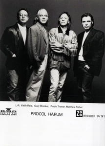 Procol Harum Photograph Original Black And White Press Promotion September 1991 - Bild 1 von 13