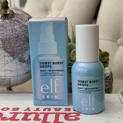 💧 e.l.f. Gotas SKIN Holy Hydration Thirst Burst - ROSA JUGOSO - 1 fl oz / 30 ml Foto 1 de 4