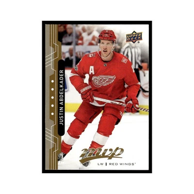 Justin Abdelkader 2018 Upper Deck MVP #87 Detroit Red Wings Hockey Card NM - Image 1 of 3