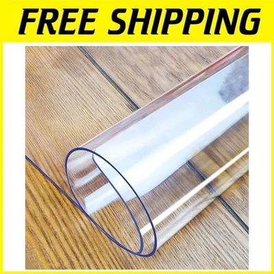 Clear Dining Table Protector 42x89 Inch - Heat Resistant - Image 1 of 4