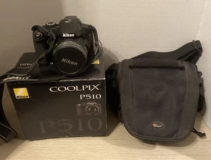 Cámara digital Nikon COOLPIX P510 16,1 MP - negra con accesorios. Probado y funcionando - Imagen 1 de 11