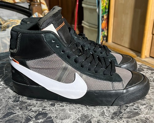 OFF WHITE X NIKE Taglia 8 5 Nike Blazer Mid x OFF WHITE Grim Reapers NUOVO ORIGINALE TUTTO AA3832 001