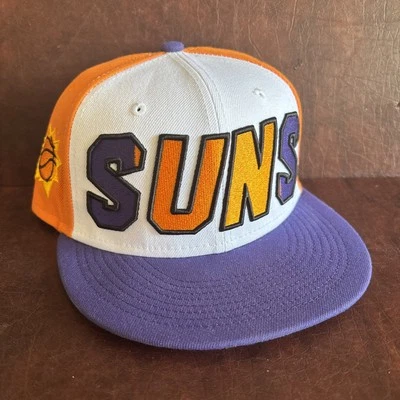 New Era Phoenix Suns 59FIFTY Fitted Hat Cap Sz 7 1/4 Multi Color - Image 1 of 4