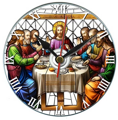 The last supper gift cd desk clock and stand - Can be personalised - Image 1 of 4