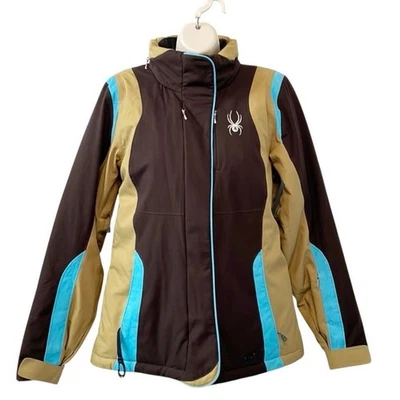 Vintage Spyder Womens 12 thinsulate 10,000 mm ski jacket Hood Full Zip Pockets - Image 1 of 4