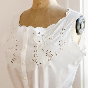 Antique Corset Cover Victorian Camisole Size Small - Picture 1 of 7