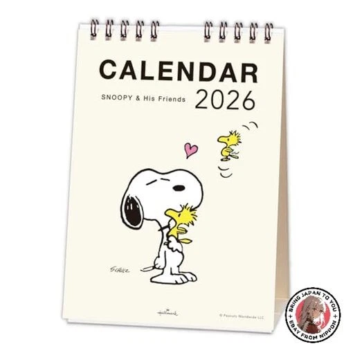 NEU Hallmark Snoopy 2026 Tischkalender vertikal 845599 - Bild 1 von 1