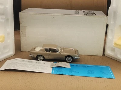 Caja e ilustración Franklin Mint 1963 Studebaker Avanti 1/24 #B11WHO9 Foto 1 de 4