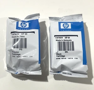 2 Stück NEU Original HP 94,95 Schwarz & Tricolor Tintenpatrone OHNE KARTON - Bild 1 von 3