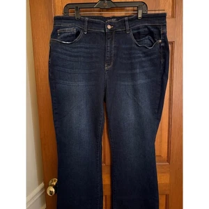 Jeans Judy Blue Bootcut para mujer talla 20W azul lavado oscuro algodón elástico denim - Imagen 1 de 10