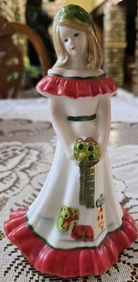 Fenton Bridesmaid Figurine HP M. Kibbe - Image 1 of 4