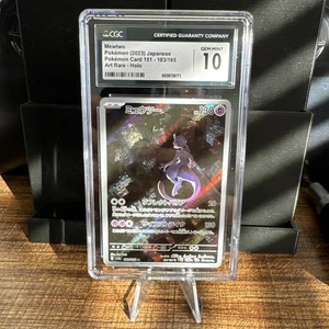 CGC 10 โจ Mewtwo 183/165 Holo AR 151 sv2a Pokemon Card Japanese ๐ - Picture 1 of 2