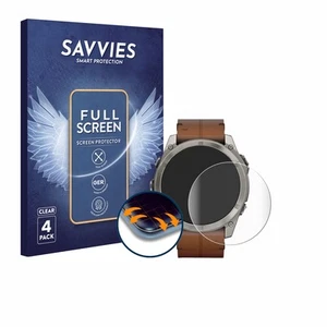 4x Full-Screen Schutz Folie für Garmin Fenix 8 AMOLED (51 mm) 3D Edge Display - Zdjęcie 1 z 6