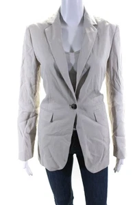Zara Women's One Button Fully Lined Blazer Jacket Gray Size S - Picture 1 of 7
