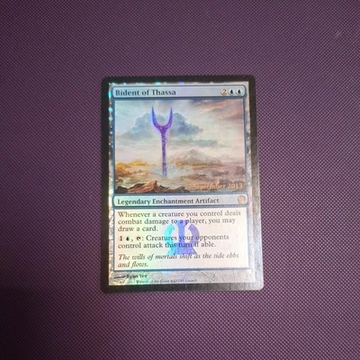 MTG - Bident of Thassa - *FOIL* Pre-Release - Theros - Magic the Gathering  - Image 1 of 2