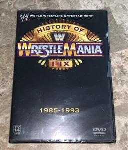 WWE History Of WrestleMania I-IX 1985-1993 DVD Bret Hart Randy Savage Hulk Hogan - Foto 1 di 7