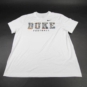 Duke Blue Devils Nike Nike Tee Short Sleeve Shirt Men's White Used - Picture 1 of 5
