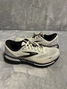Brooks Adrenaline GTS 23 Womens 9.5 B Shoes Running Gray Purple 1203811B039 - Picture 1 of 11