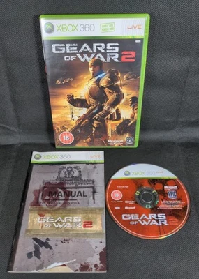Gears Of War 2 Microsoft Xbox 360 Game + Manual Tested & Working VGC - Image 1 of 4
