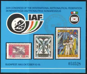 UNGARN - 1994. Gedenkbogen - Silberaufdruck auf dem IAF-Bogen postfrisch! - Bild 1 von 1