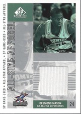 2002-03 SP Game Used Basketball Card Pick (Inserts)