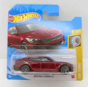 5167 HOT WHEELS CARTE EU / TURBO 2021 / 118/250 2019 KIA STINGER GT ROUGE - Picture 1 of 1