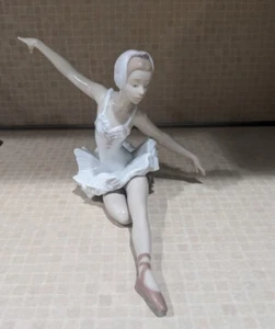 Lladro Spain Ballerina Swan Ballet 5920 Retiree, No Box, Missing Pinky - Picture 1 of 4