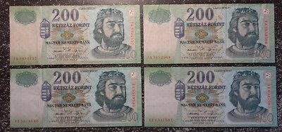 Hungary - 200 forint collection lot (4 pcs) 2006 - Image 1 of 4