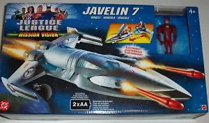 Mattel Justice League Mission Vision Javelin 7 Vehículo con Figura de Acción Flash - Imagen 1 de 2