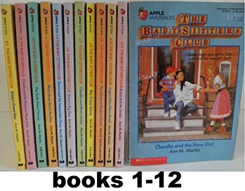 Baby-Sitters Club SET: Books 1-12 by Ann M. Martin - Image 1 of 1