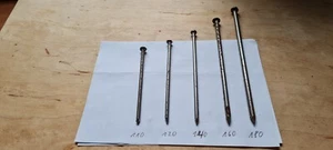 255 Stck.Nägel Senkkopfnägel Stahlnägel noch DDR Bestand mit Lagerspuren - Bild 1 von 1