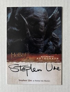The Hobbit The Desolation of Smaug Autograph SU Stephen Ure As Fimbul.
