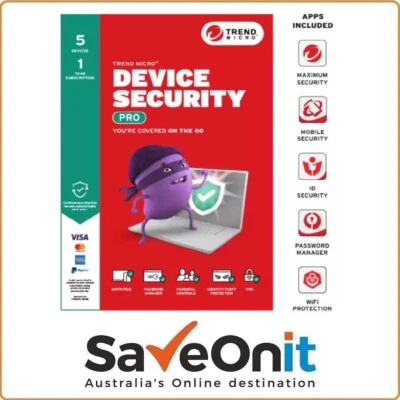 Trend Micro Internet Security, Maximum Security, Security Pro 1 to 5 Email key - image 1 of 4