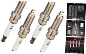 Set 4 candele doppia iridio compatibili con Nissan 2007 9029 2009-2019 - Foto 1 di 7