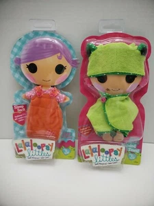 LALALOOPSY Littles Ropa MUÑECA Saco de Dormir y Toalla con Capucha Lote de 2 - Imagen 1 de 4