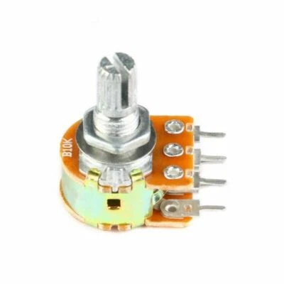 B10K Ohm WH148 Linear Taper Rotary Stereo Potentiometer Panel Pot 15mm 6-PIN - Image 1 of 3