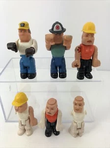 Fisher Price Husky Helpers Construction Lot of 4. Total 6 2 For Parts Vintage - Picture 1 of 8
