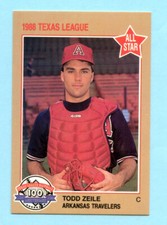 1988 Minor League Arkansas Travelers -- # 2 Todd Zeile -- Box 175