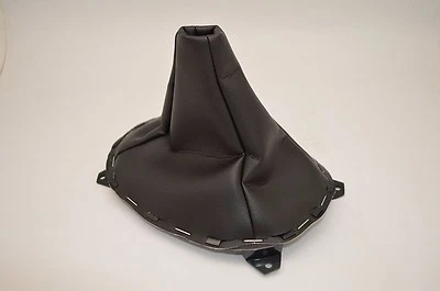 93-02 MAZDA RX7 RX-7 FD OEM CUERO NEGRO GENUINO MT PERILLA DE CAMBIO DE VELOCIDAD CUBIERTA DE BOTA Foto 1 de 3