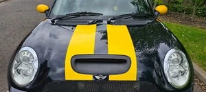 Mini Cooper S Bonnet Viper Stripes R53 & R52 NO TRIMMING (Plus free gift !) - Picture 1 of 8