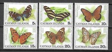 Cayman 1977 Insects Butterfly Schmetterlinge Papillons compl set MNH