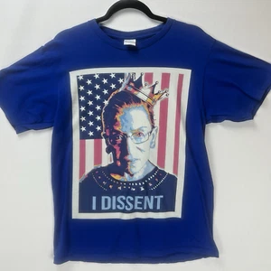 Ruth Ginsburg Medium RBG 'I Dissent' Port & Company Graphic Tee Blau Kurzarm - Bild 1 von 14